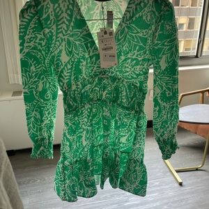 A green summer dress.